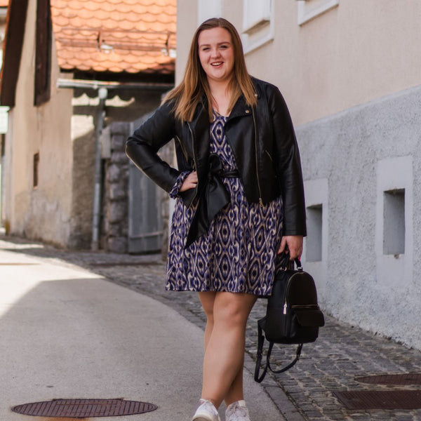 Kroj ženska pomladna obleka 46-54